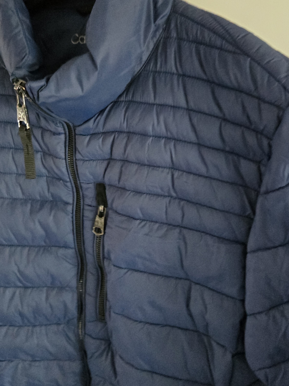 Calvin Klein Men's Blue Quilted Lightweight Puffer Jacket - Picture 8 of 17